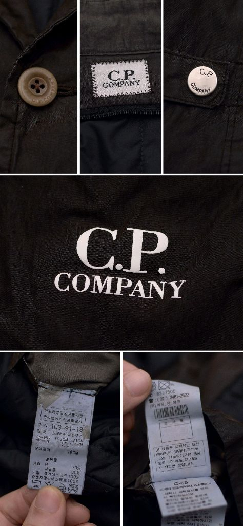 씨피컴퍼니 코티드 가먼트다잉 워싱 야상 필드자켓--9