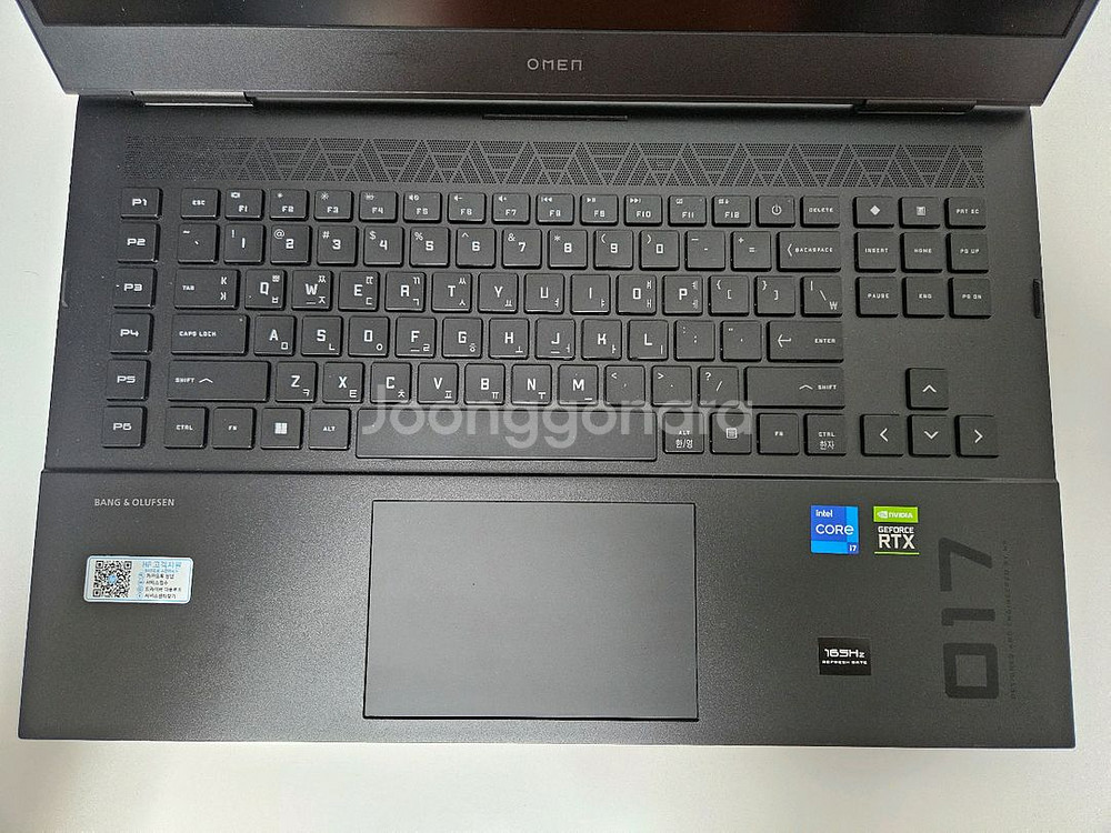 HP 오멘 17 RTX 3080 Ti 게이밍 노트북--6