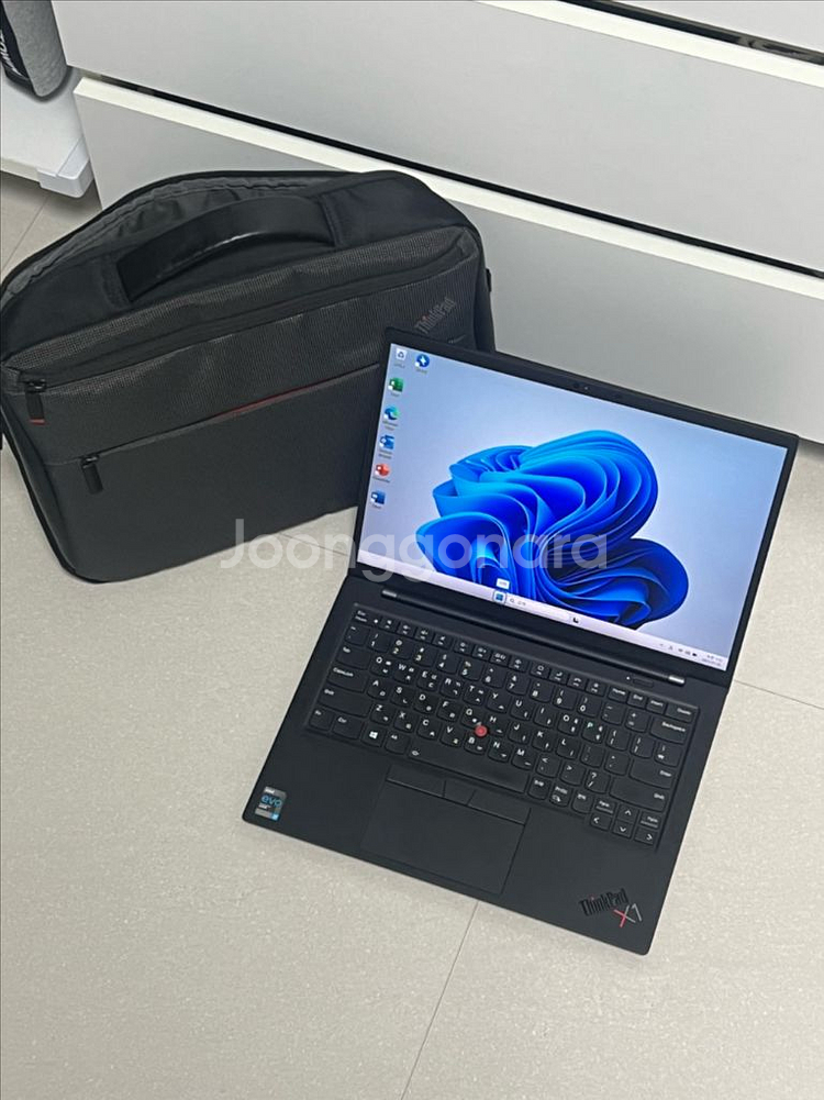 레노버 카본X1 i7-11세대 터치 액정 노트북--2