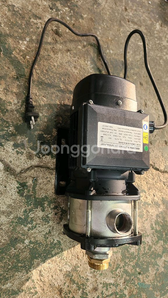 스텐 횡형원심다단펌프 1마력--0