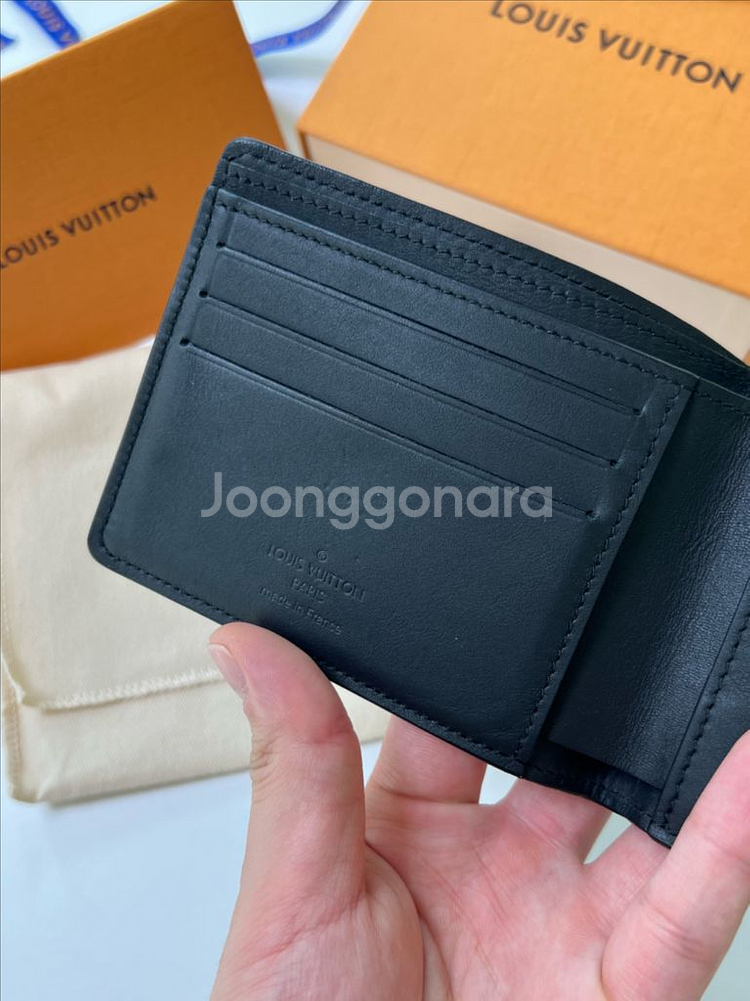 [정품] 루이비통 토뤼옹 모노그램 멀티플월릿 블랙 반지--4