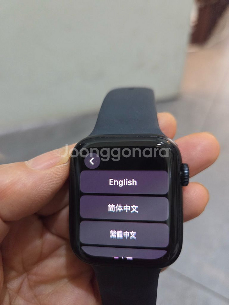 애플워치 se2 44mm 미드나이트 새상품급--0