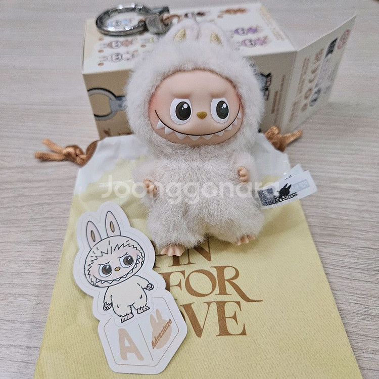 정품 팝마트 미니라부부 A 인형키링--0