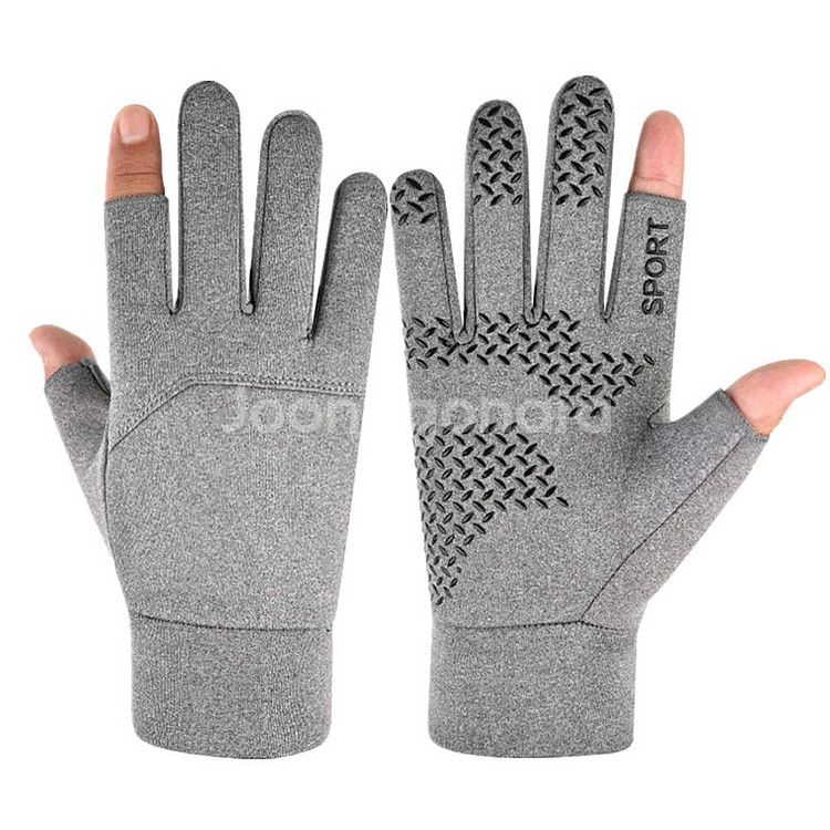 가을 겨울용 자전거 오토바이 배달 벨벳 손가락 장갑--5