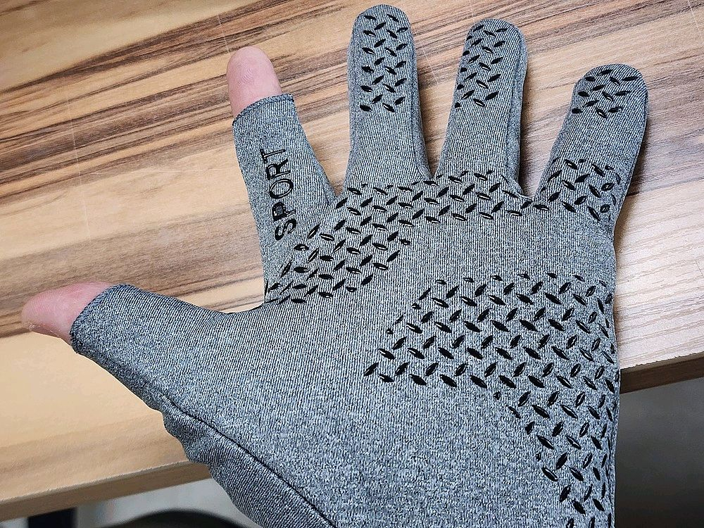 가을 겨울용 자전거 오토바이 배달 벨벳 손가락 장갑 이미지