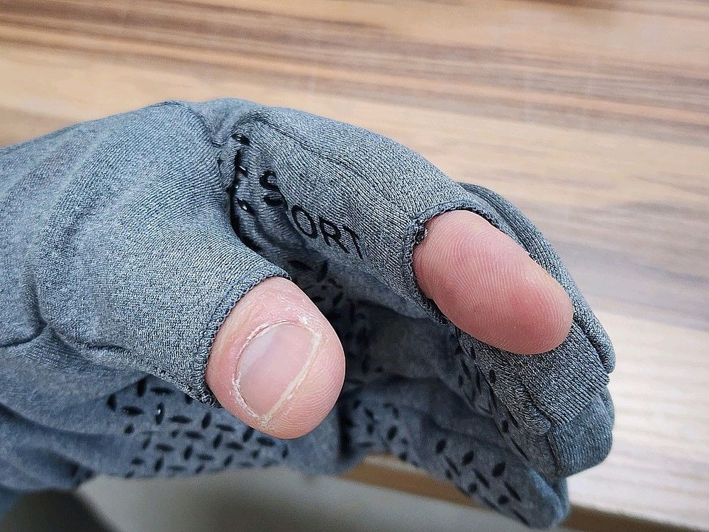 가을 겨울용 자전거 오토바이 배달 벨벳 손가락 장갑 이미지