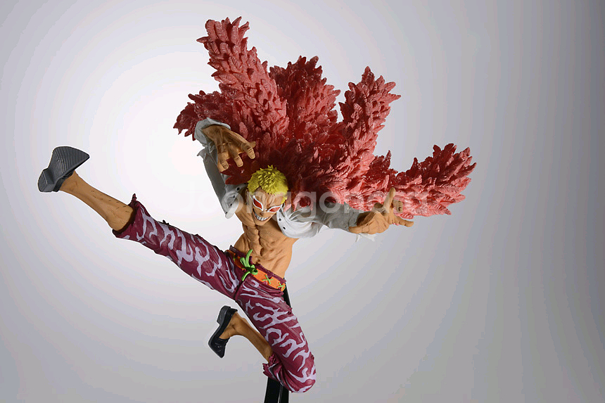 반프레스토 원피스 조형왕6 루피,도플라밍고 피규어 2종--1