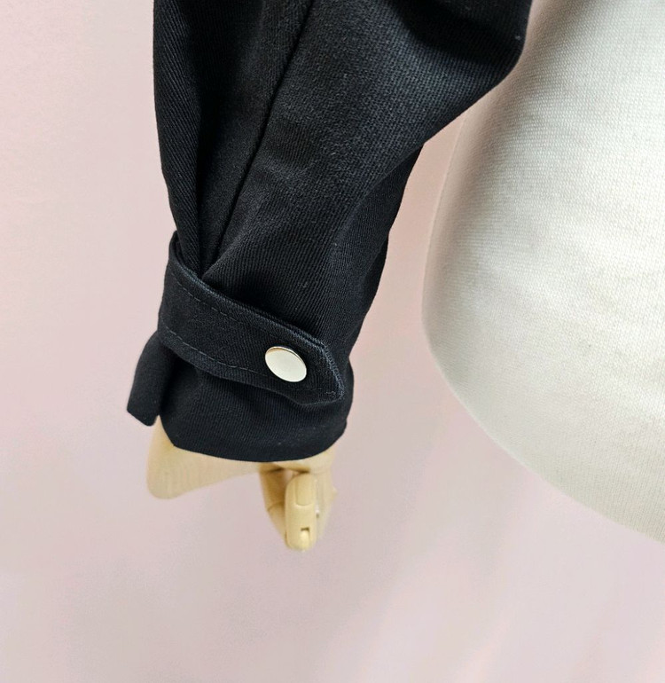 (새상품) 포켓 스트링 반크롭 야상점퍼--6