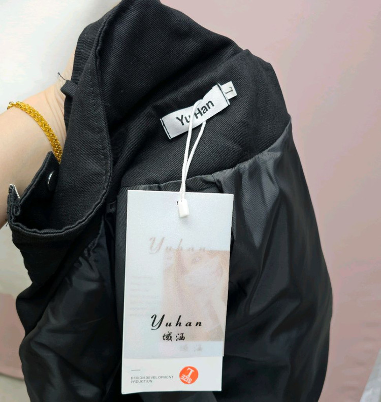 (새상품) 포켓 스트링 반크롭 야상점퍼--8