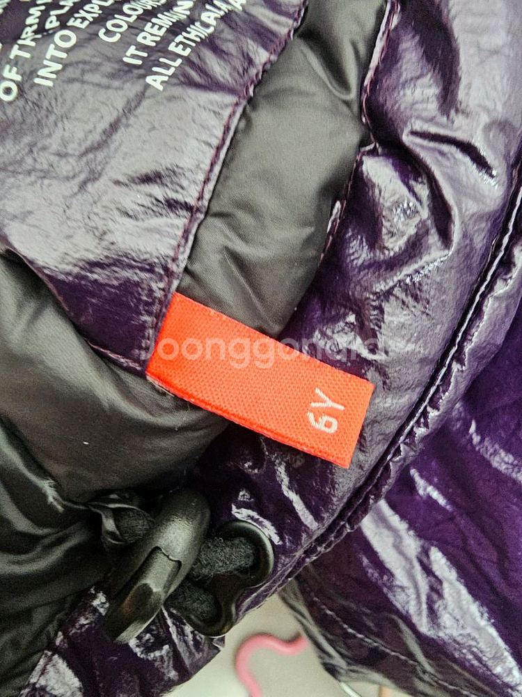 ai 라이더스 키즈 고글패딩 사이즈 6y--4