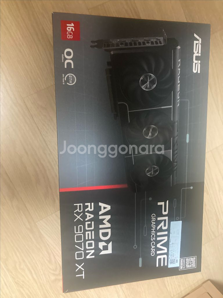 9070xt 프라임 삼성램 as 1년연장 단순장착--0