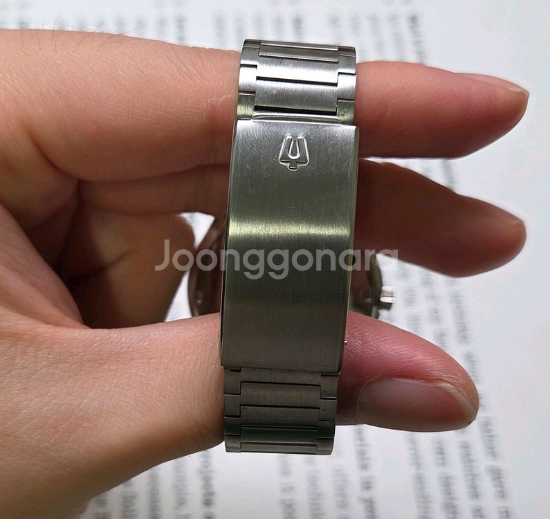 빈티지 부로바 터틀 데이데이트 올리브그린 뻐뻐시 브슬--8