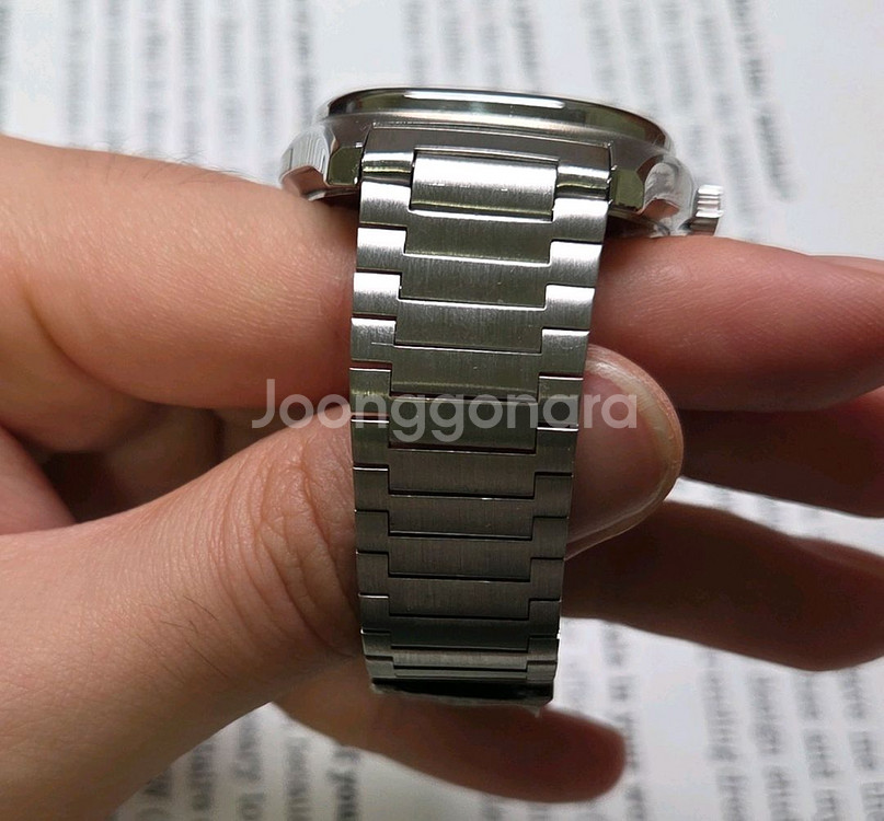 빈티지 부로바 터틀 데이데이트 올리브그린 뻐뻐시 브슬--6