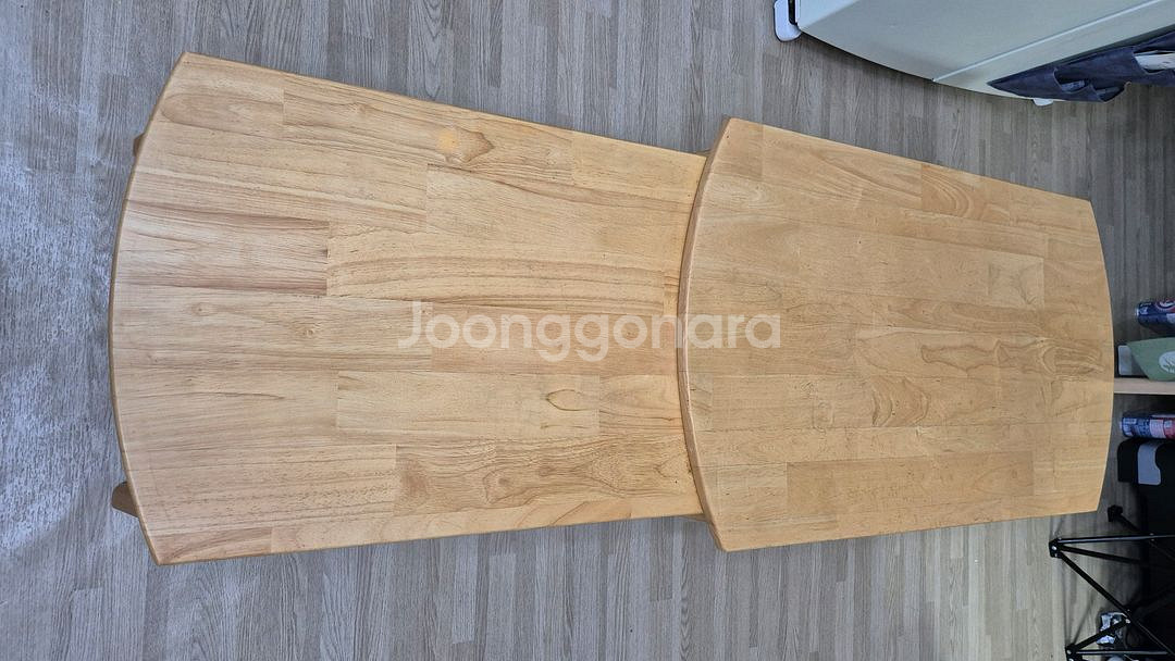 한샘 마루 식탁 테이블 확장형--2