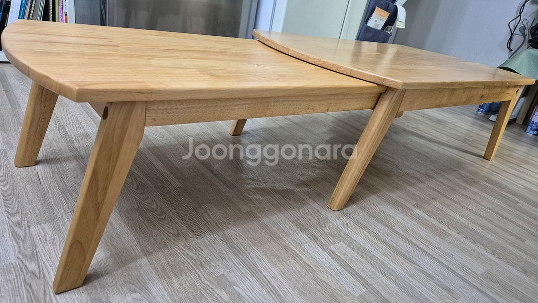 한샘 마루 식탁 테이블 확장형--3