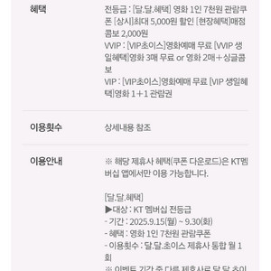 롯데시네마 6000원 2장 보유 급처