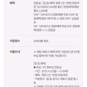롯데시네마 6000원 2장 보유 급처