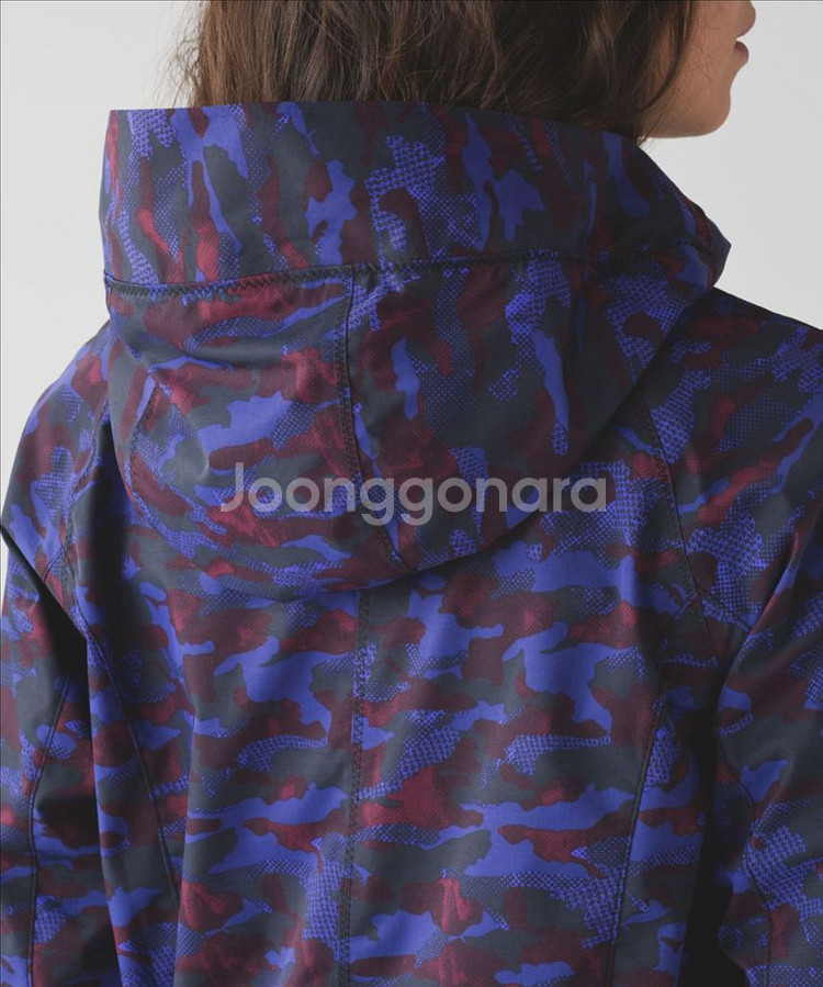 룰루레몬 카모 방수 자켓 후드집업 여성 운동복 러닝--6
