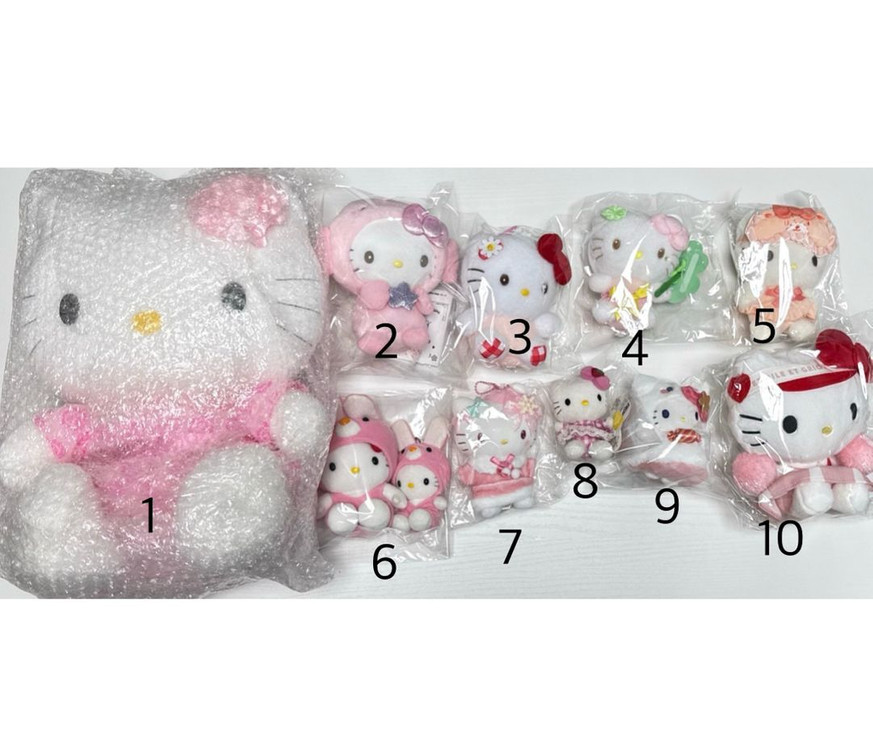 산리오 고전 및 신상 핑크키티 인형 판매 이미지