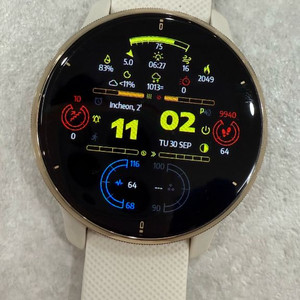 가민 베뉴2 플러스 화이트 43mm