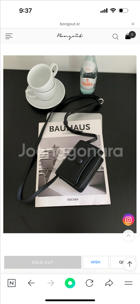 마이크로 봉긋 박스 블랙--1