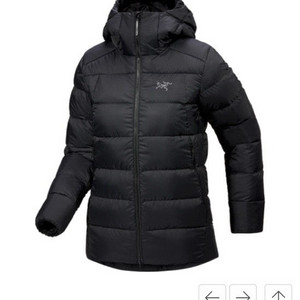 아크테릭스 토륨 후디 블랙/여성 M 미착용 판매