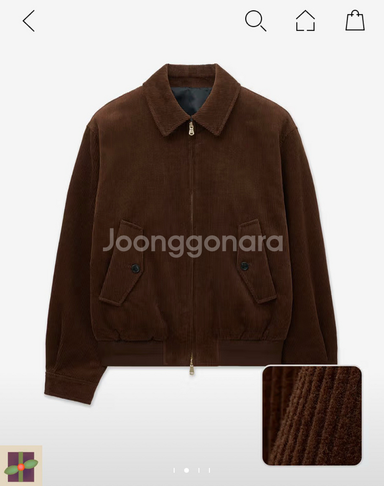 TNGT 코듀로이 자켓 100 (1회착)--0