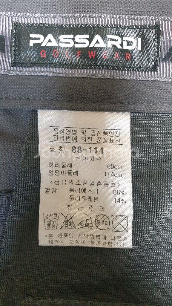 [남성34] 정품 파사디 골프바지 여름바지 새것수준--5