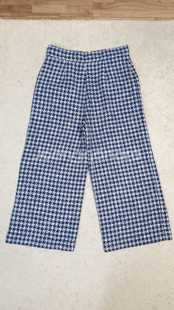 [여성28] 정품 ZARA 자라 트위드 와이드팬츠 새것--5