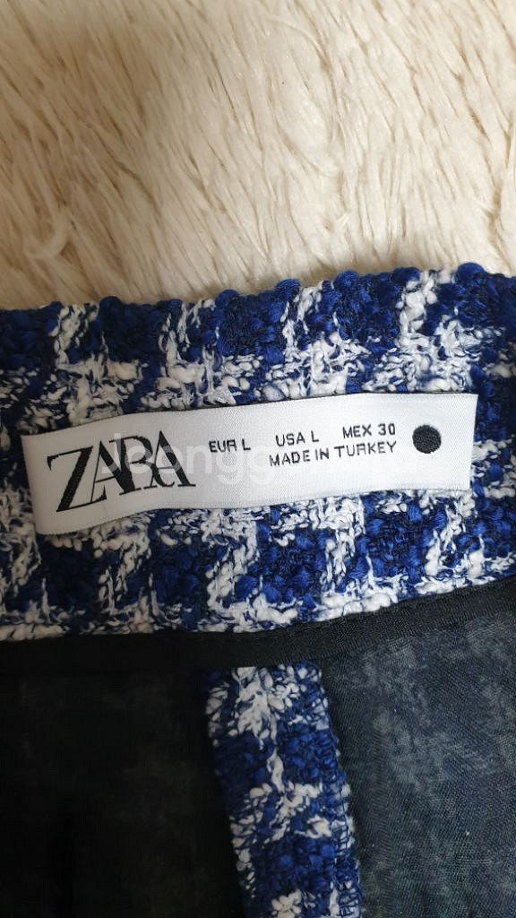 [여성28] 정품 ZARA 자라 트위드 와이드팬츠 새것--7