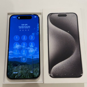 아이폰15pro 화이트티타늄 1테라