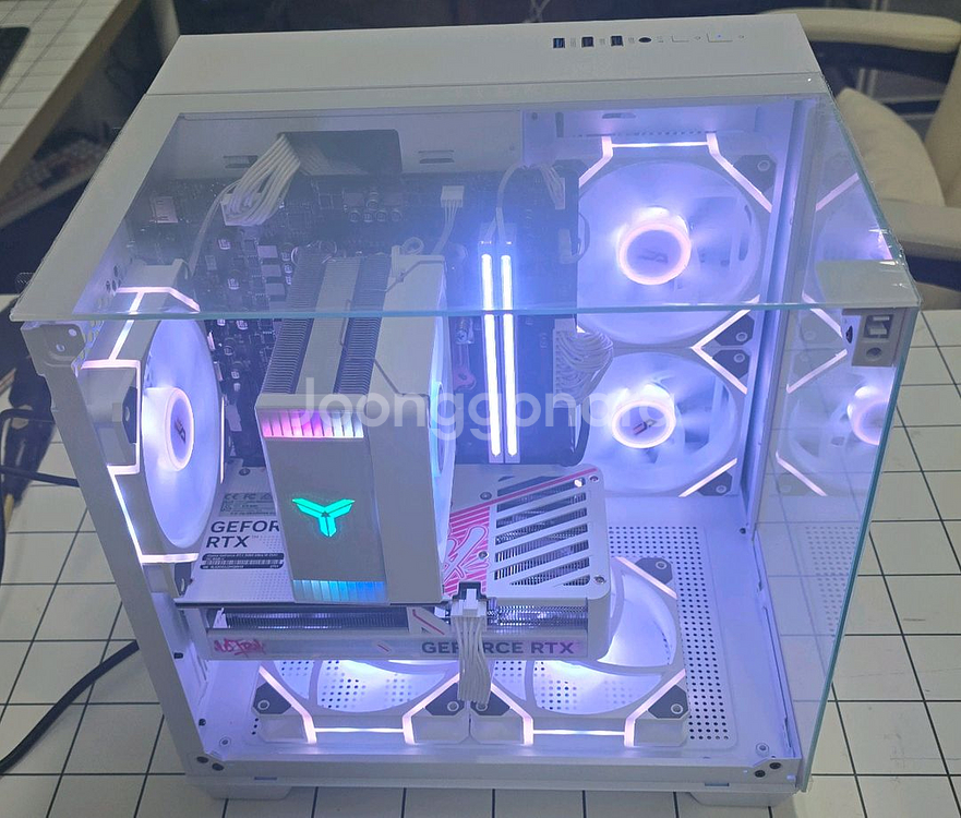 7500f, 5060 올화이트 큐브형 어항pc팝니다--1