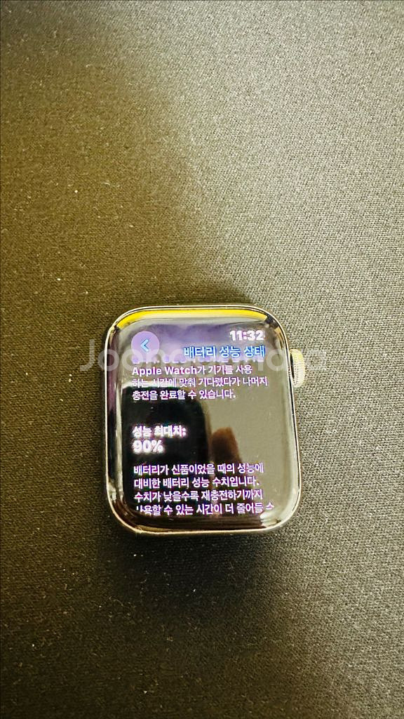 애플워치6에르메스 44mm 실버 스테인리스 팝니다--1
