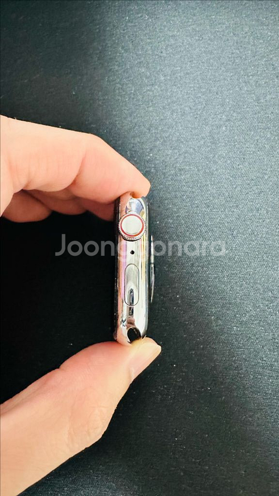 애플워치6에르메스 44mm 실버 스테인리스 팝니다--2