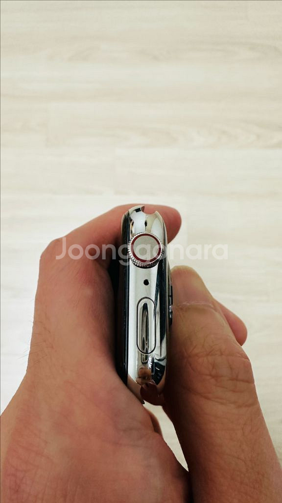 애플워치6에르메스 44mm 실버 스테인리스 팝니다--4