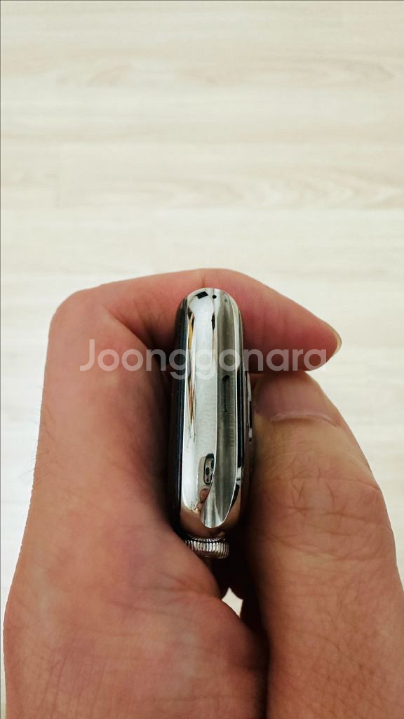 애플워치6에르메스 44mm 실버 스테인리스 팝니다--5