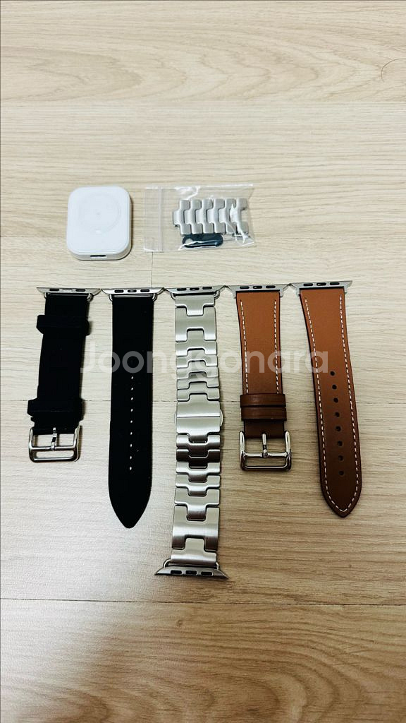 애플워치6에르메스 44mm 실버 스테인리스 팝니다--8