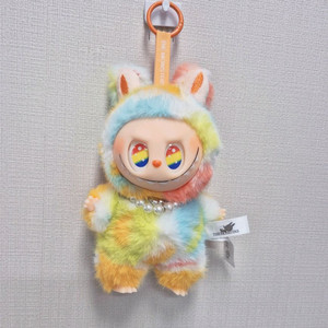 라부부 무지개 하이라이트 인형뽑기 라부부 키링