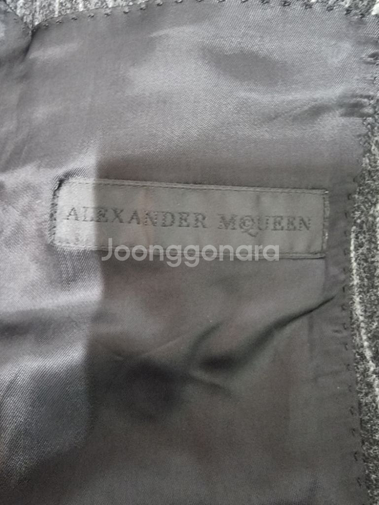 알랙산더맥퀸 울 블레이져 자켓 국내매장판--3