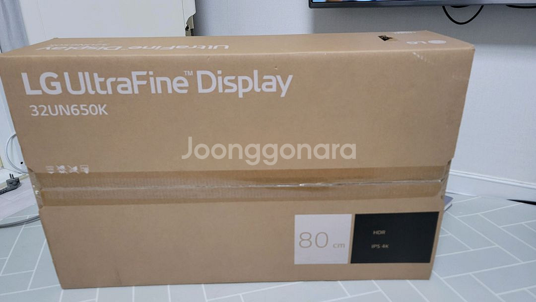 LG 32UN650K 32인치 민트급 울트라파인 4k--0