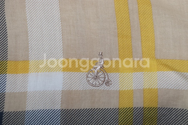 (66)빈폴/베이지옐로우 체크롱셔츠--3