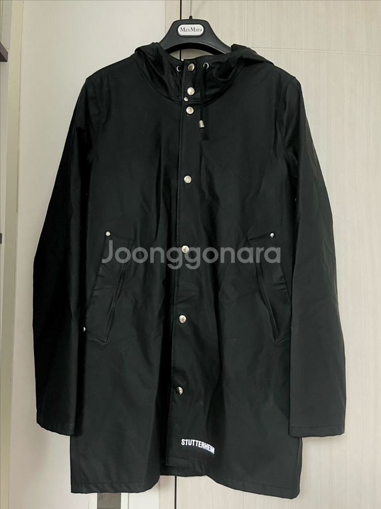 stutterheim 레인코트 블랙--0