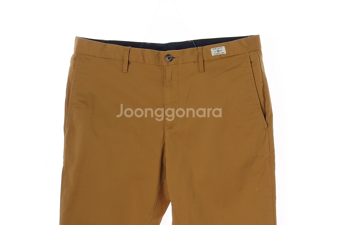 [XXXL]타미힐피거 W36L34 카멜 베이지 면바지--1