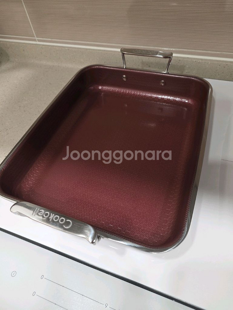 쿡셀 세라믹 사각 멀티팬 미사용새상품 택포--0