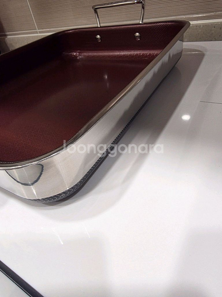 쿡셀 세라믹 사각 멀티팬 미사용새상품 택포--2