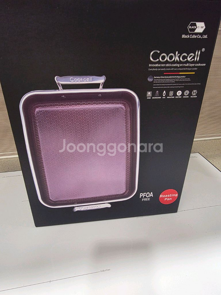 쿡셀 세라믹 사각 멀티팬 미사용새상품 택포--5