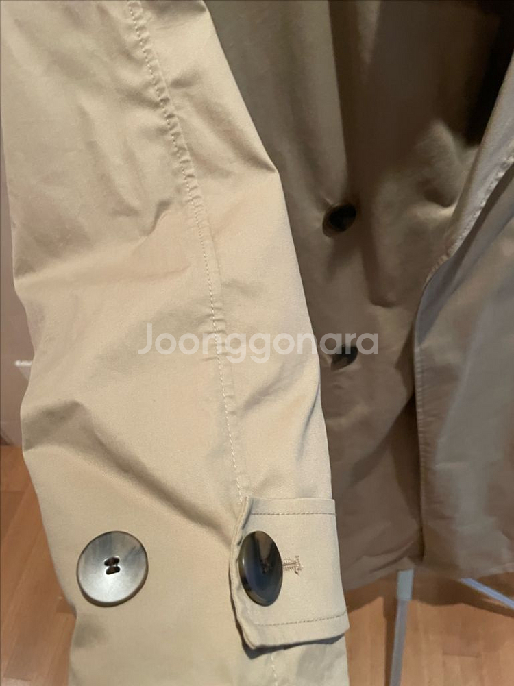 자라 오버핏 더블 트렌치코트--1