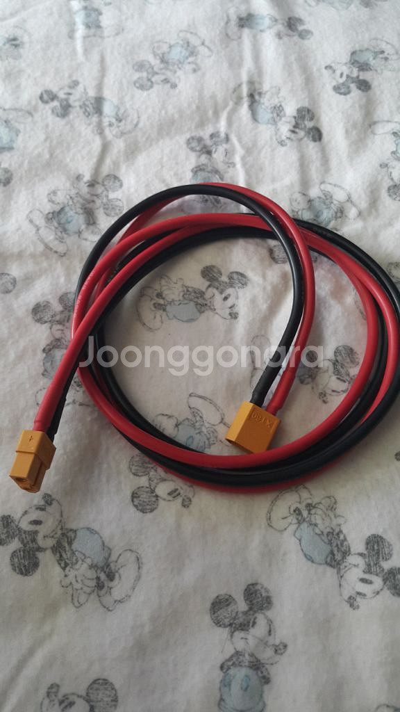 전기자전거 배터리 연장선 XT60 1미터 12AWG R--0