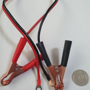 배터리 터미널 케이블 와이어 전원 50cm 오토바이 차