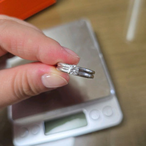 HYRES LOR 0.5ct 랩 다이아몬드 반지 17호
